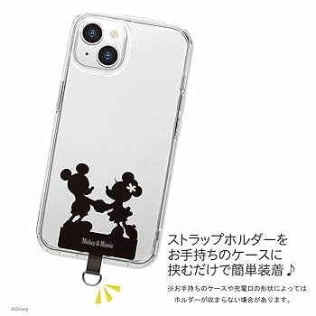 Disney - スマホストラップ dショッピング |携帯ストラップ 首掛け 携帯ロープストラップ